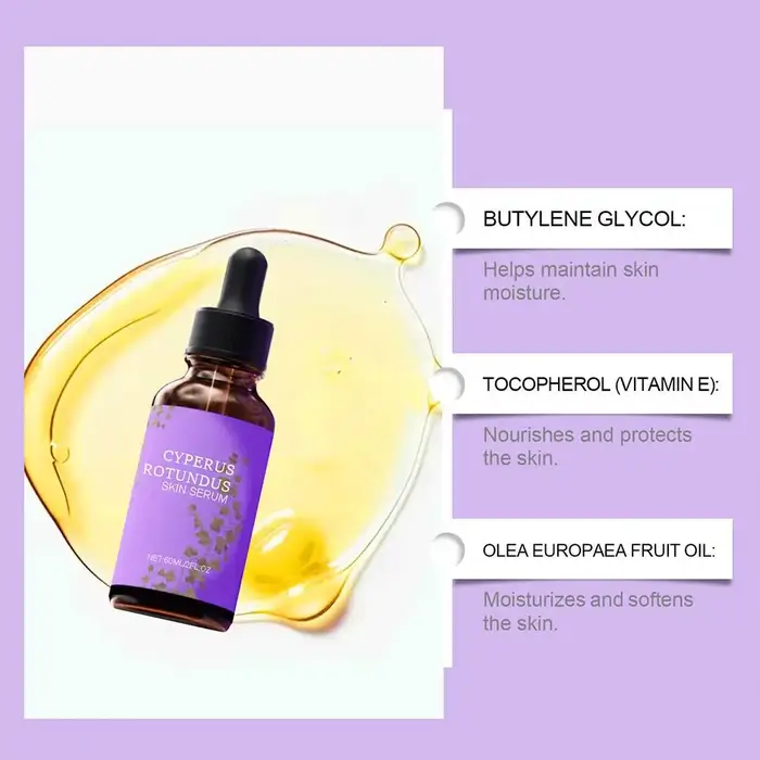 Sérum pour la peau au Cyperus Rotundus