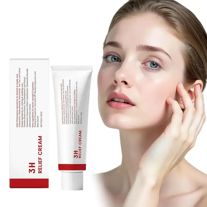 Crème apaisante à la Centella Asiatica 50g, crème réparatrice apaisante, récupération de la barrière cutanée, apaisement des rougeurs, soin des peaux sensibles et des imperfections, hydratation de la 