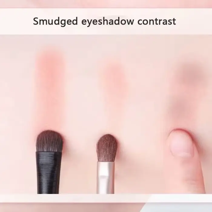 Ensemble de pinceaux de maquillage pour les yeux 6 pièces: pinceau professionnel pour fard à paupières à contour doux