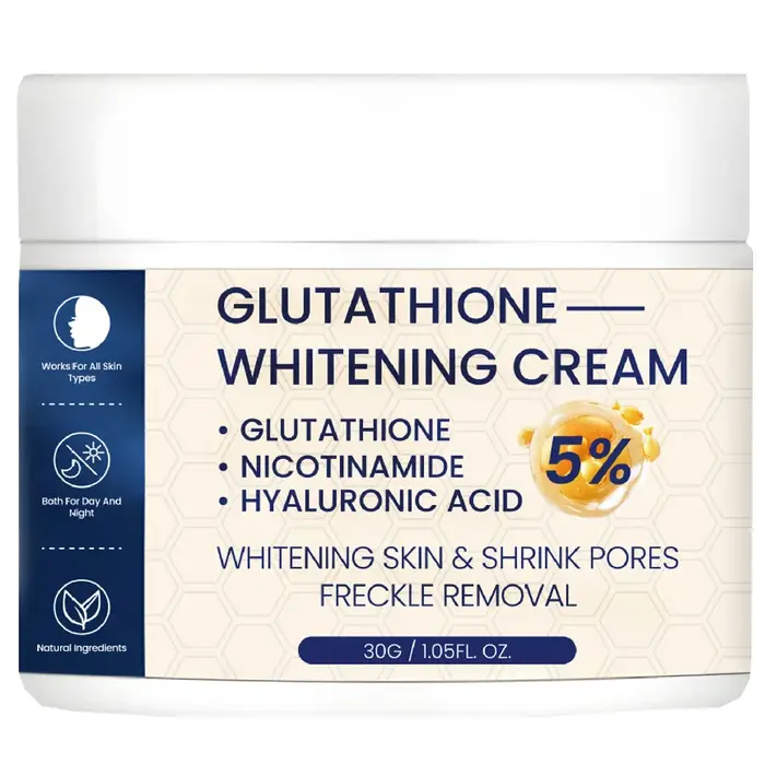 Crème éclaircissante pour le visage, réduit les taches brunes, les taches solaires, la mélanine, ave
