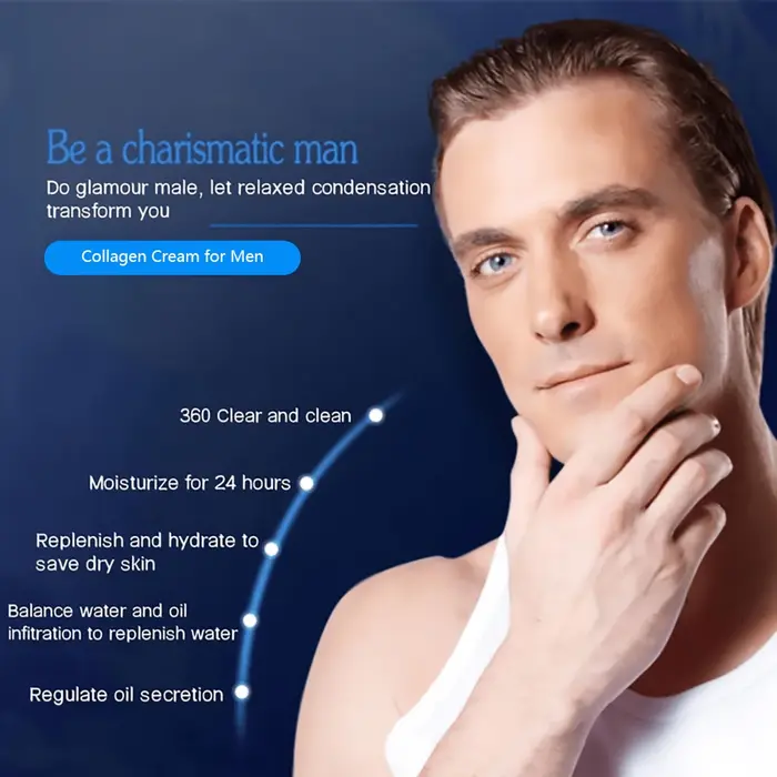 Crème anti-rides pour homme