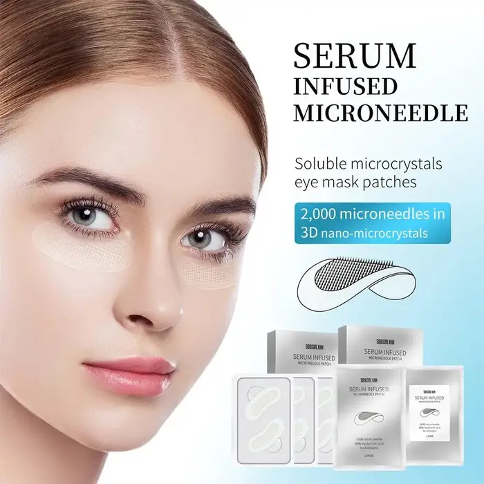 Patchs pour les yeux à l'acide hyaluronique hydratants