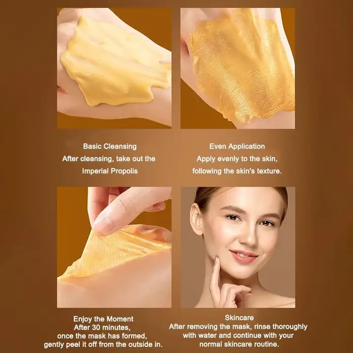 Masque hydratant et raffermissant au collagène/curcuma et vitamine C
