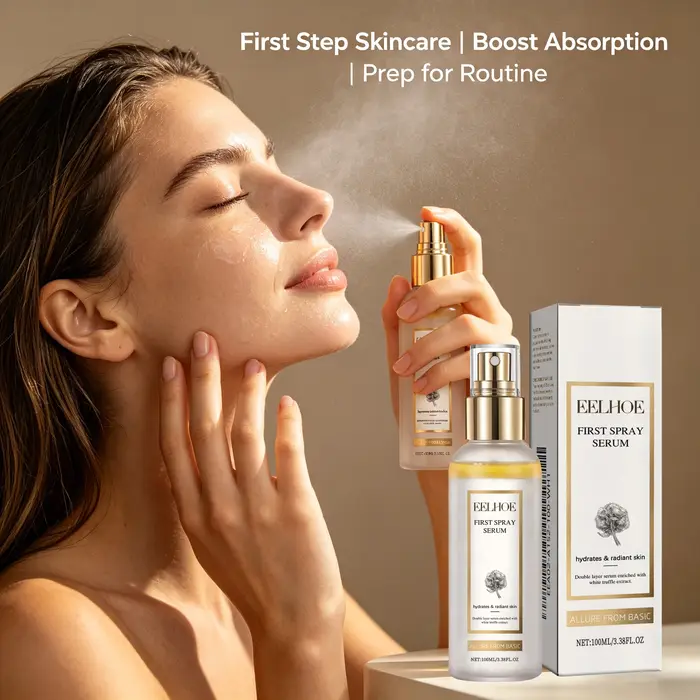 Brume Visage Hydratante à la Truffe Blanche Premium – Essence Éclatante pour Soin Quotidien, Sérum Visage Éclatant Contrôle Sébum