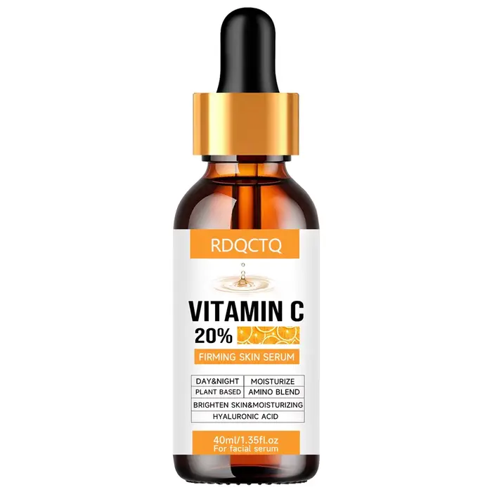 Essence cutanée raffermissante à la vitamine C : formule d'hydratation de jour et d'acides végétales