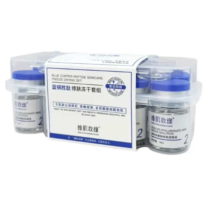 Poudre de peptide de cuivre GHK-CU lyophilisée : Améliore l'élasticité de la peau