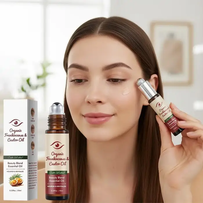 Sérum pour les yeux à l'huile de ricin