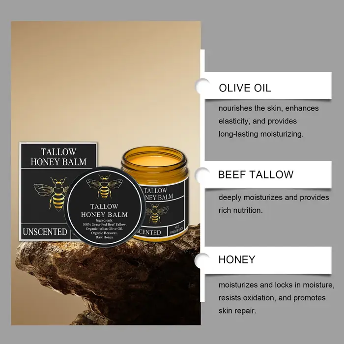 Tallow de boeuf pour la peau