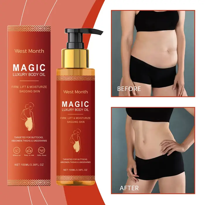 WEST MONTH Magic Luxury Body Oil Soin de la peau d'hiver et hydratant