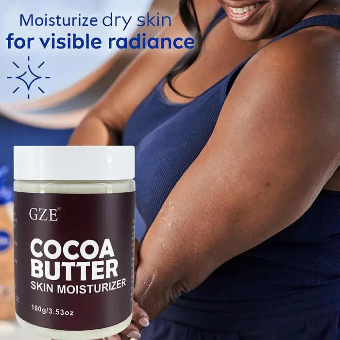 Pamper Your Skin au hydratant au beurre de cacao – Formule nourrissante et hydratante pour une peau lisse et brillante