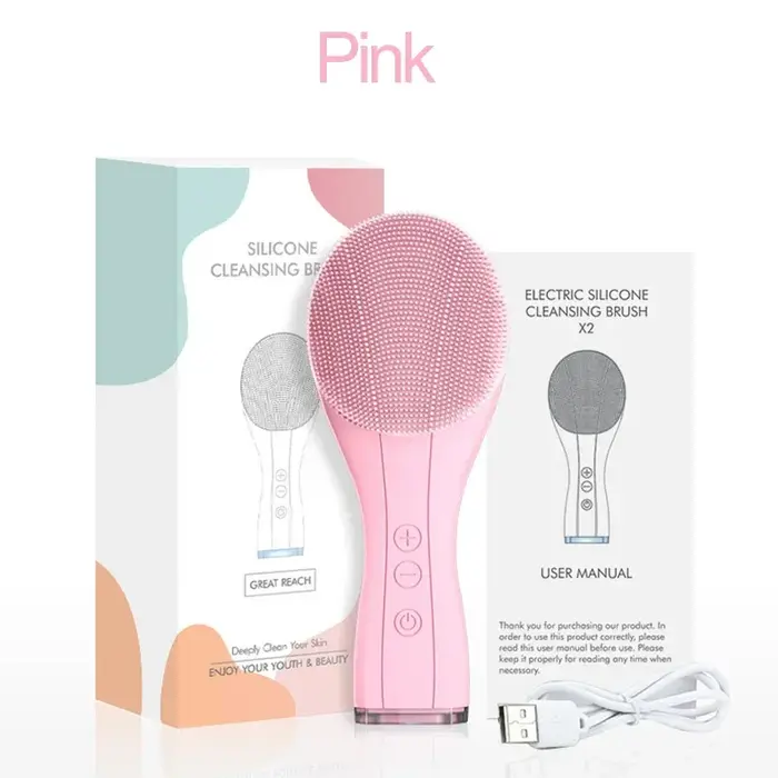 Brosse électrique de nettoyage du visage, épurateur de visage, nettoyage en profondeur, Vibration, é