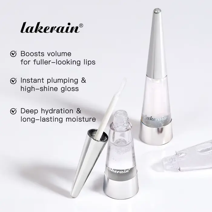 Lakerain lèvres plus dodues hydratation profonde nutrition longue durée haute brillance brillant finition volumineuse
