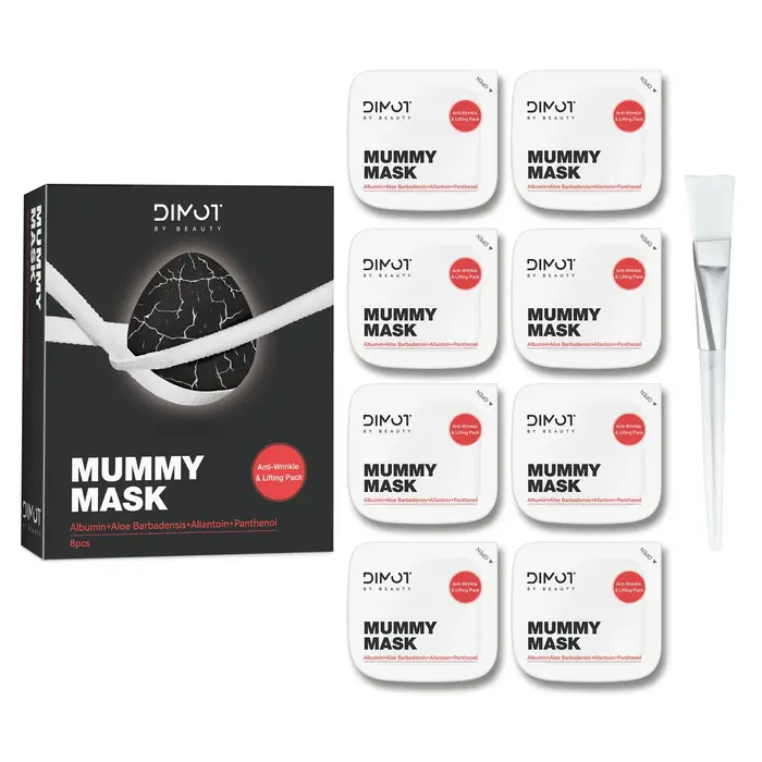 Masque facial momie à la truffe noire, poudre de charbon de bois Anti-âge, nettoyage en profondeur, 