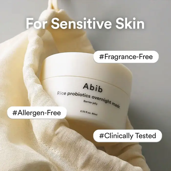 Masque de nuit Abib Rice Probiotics Barrier Jelly