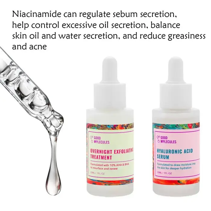 Bonnes molécules Niacinamide acide Correction Essences longue durée hydratant nourrissant blanchissant le teint soin de la peau