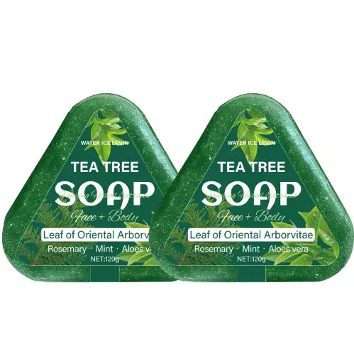 Savon à l'arbre à thé (visage + corps) : feuille d'arborvitae orientale