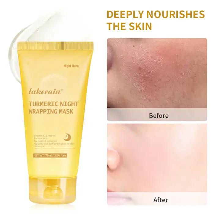 Masque Coréen Anti-Âge au Collagène Profond, Masque Peel-Off Bio Liftant pour le Visage, Masque de N