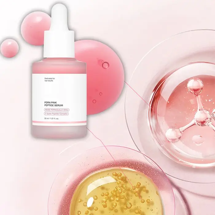 Sérum au collagène peptidique, essence anti-acné, améliore l'éclat de la peau, hydrate en profondeur, lisse la texture de la peau, produits coréens