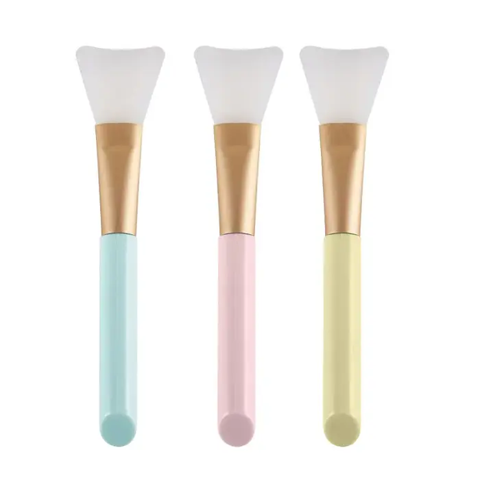 Pinceau applicateur de masque facial en silicone à tête souple
