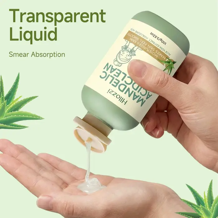 Gel nettoyant et exfoliant à l'acide mandélique qui nettoie en profondeur