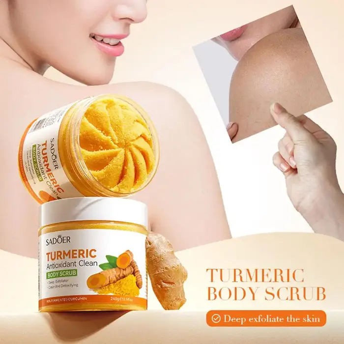 Gommage éclaircissant au curcuma
