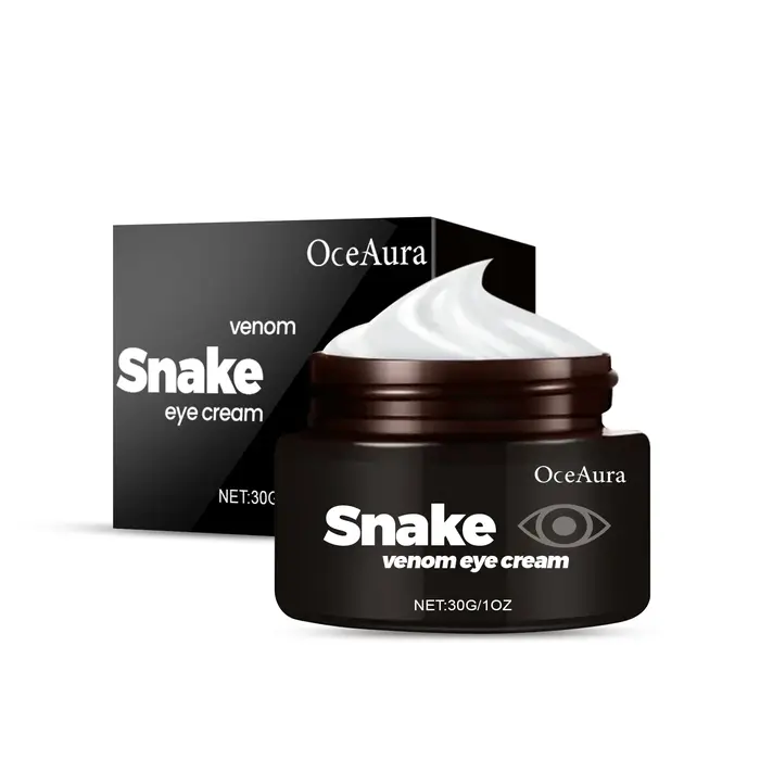 Crème pour les yeux au venin de serpent, raffermissante, Lifting, réduit la sécheresse, estompe les