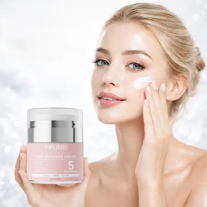 Crème pour le visage à la nicotinamide 5 en 1, soins de la peau, Anti-âge, hydratation en profondeur