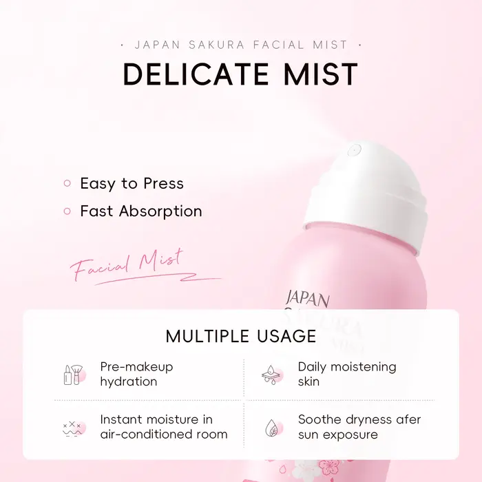 Brume faciale LAIKOU Japan Sakura 100ml