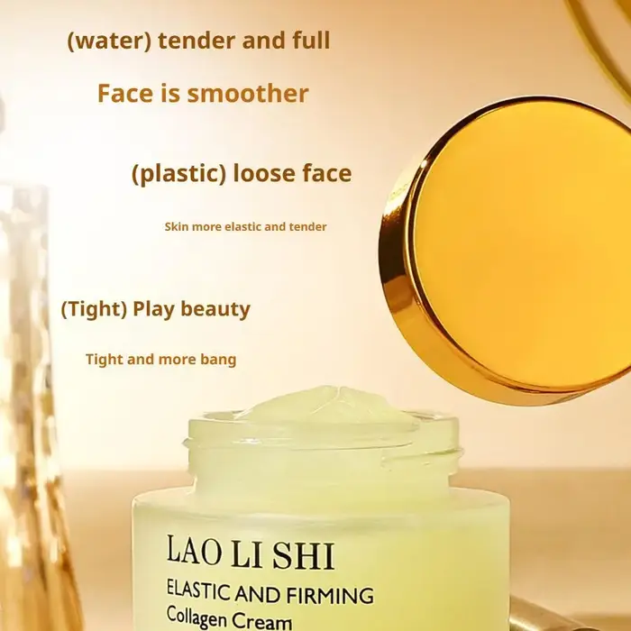Crème au collagène élastique et raffermissante, crème nourrissante hydratante, hydrate, hydrate, nourrit et raffermit les soins de la peau