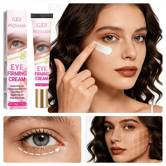 Crème raffermissante pour les yeux qui atténue les poches, les cernes et les diverses ridules autour
