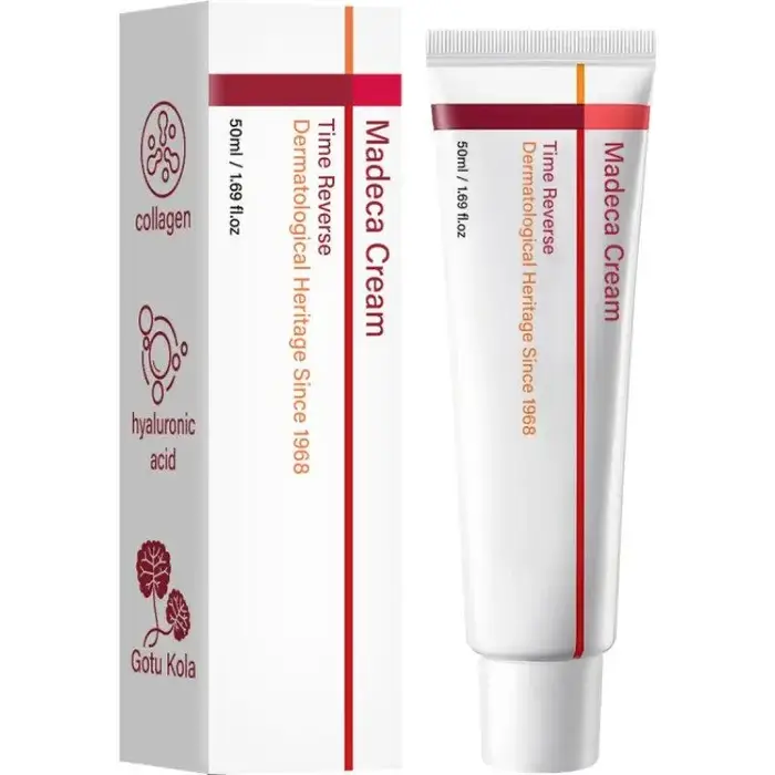 Crème Madeca Time Reverse Advanced 50 ml, plusieurs ingrédients anti-âge, hydrate, réduit les rides,