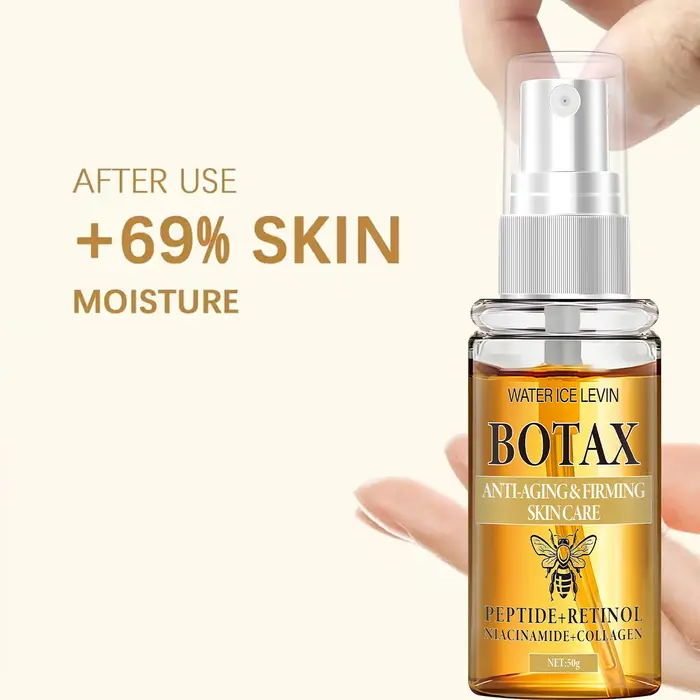 Botax Sérum liftant instantané anti-âge avec peptidique, rétinol, niacinamide et collagène pour raffermir et raffiner la peau.