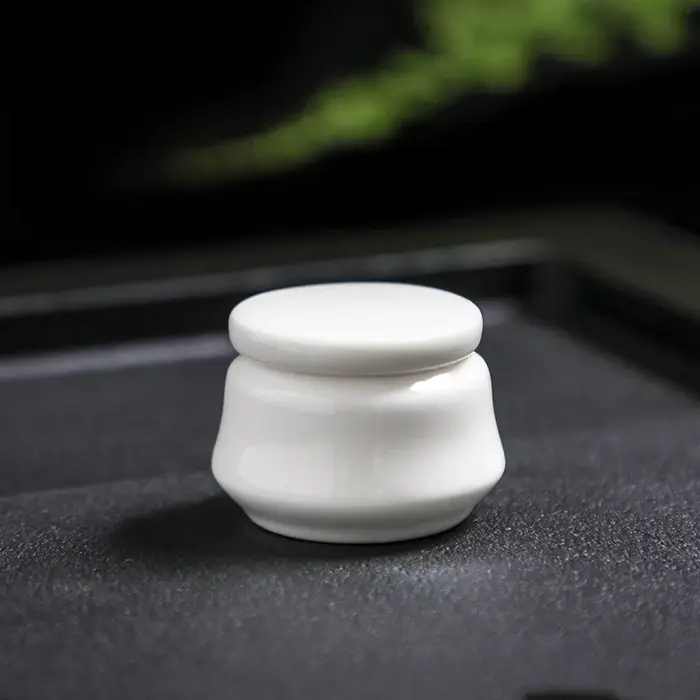 Mini pot cosmétique en céramique de 5 ml, flacon de crème pour le visage, pot de parfum solide porta