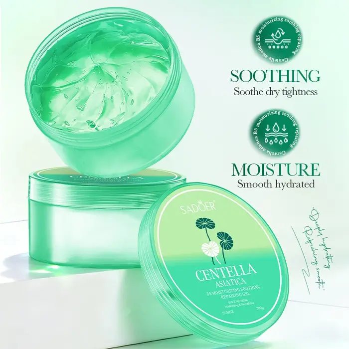 Crème gel hydratante pour le visage SADOER à la Centella asiatica