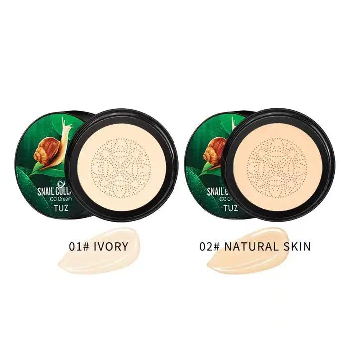 Coussin d'air tête de champignon CC crème fond de teint hydratant correcteur blanchissant contrôle du sébum Base pour le visage maquillage cosmétiques