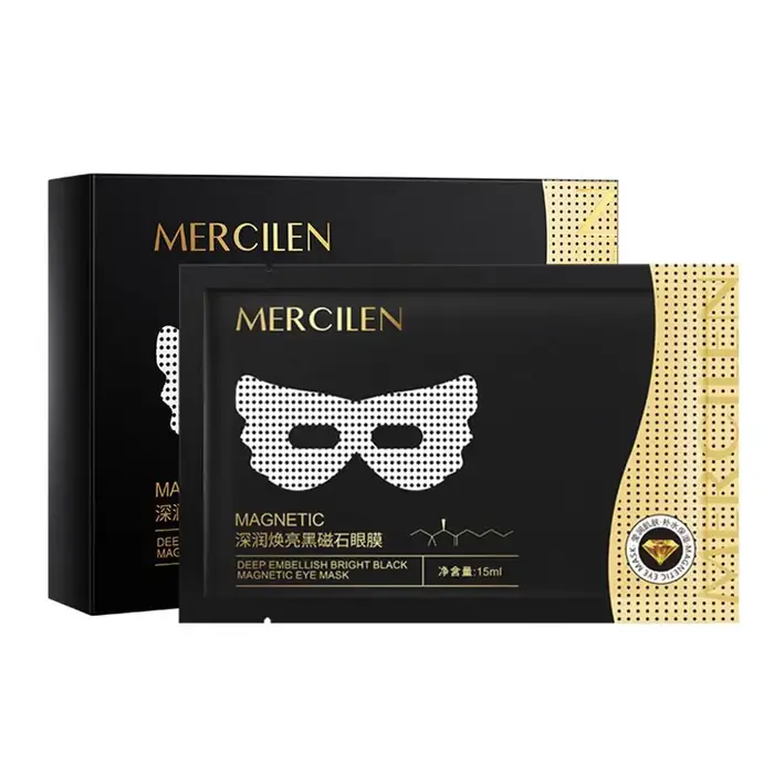 Masque Contour des Yeux Coréen Mercilen Peptide Golden Collagen Anti-Rides Double Action Raffermissa