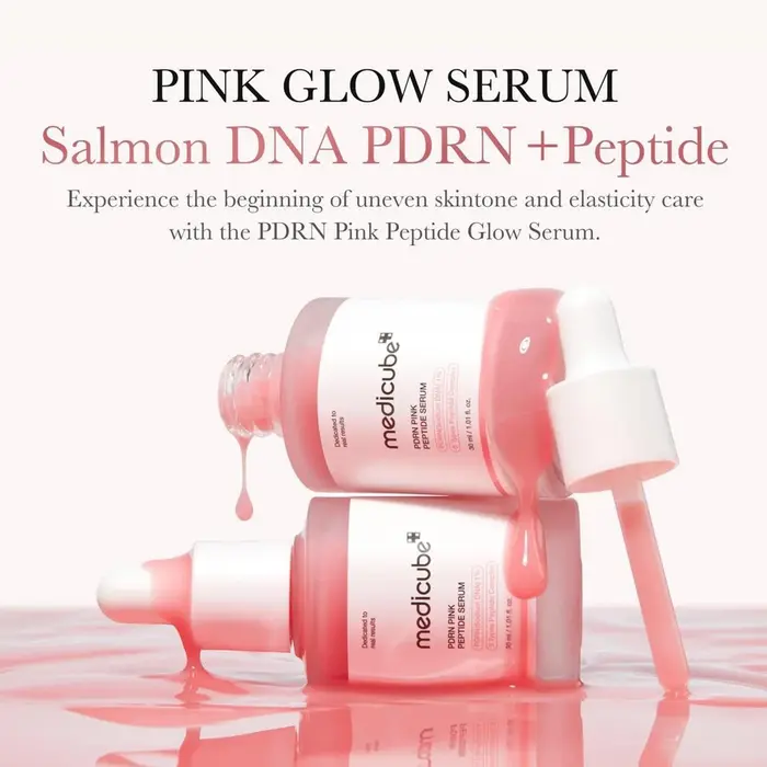Sérum peptidique rose Medicube Salmon DNA PDRN