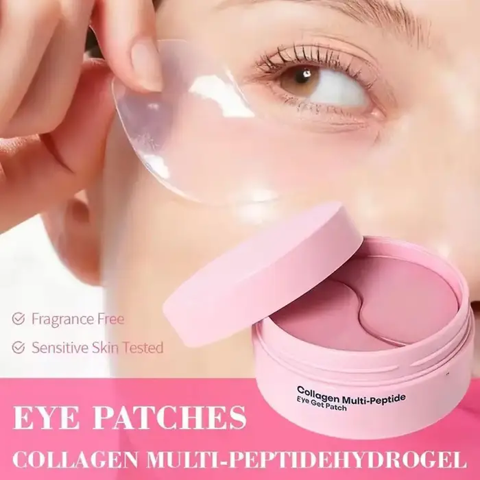 Patchs pour les yeux au collagène multi-peptides pour les yeux gonflés