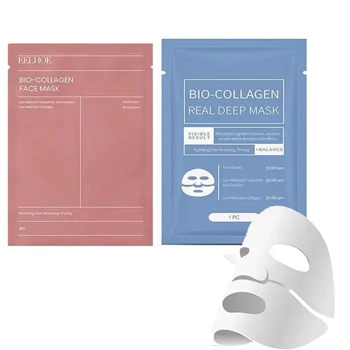 Bio collagène véritable masque profond rétrécit les Pores hydratant en profondeur
