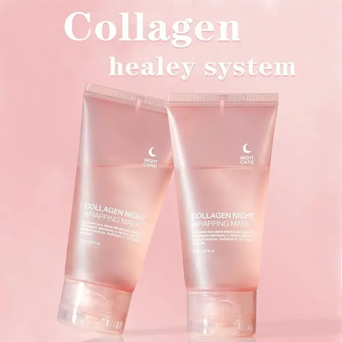 Masque facial de nuit au collagène hydrolysé