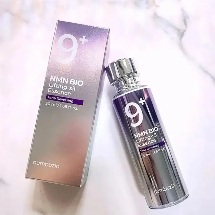 Ensemble de soins de la peau coréen Numbuzin NO.9 NAD+ BIO - Masque liftant-sil