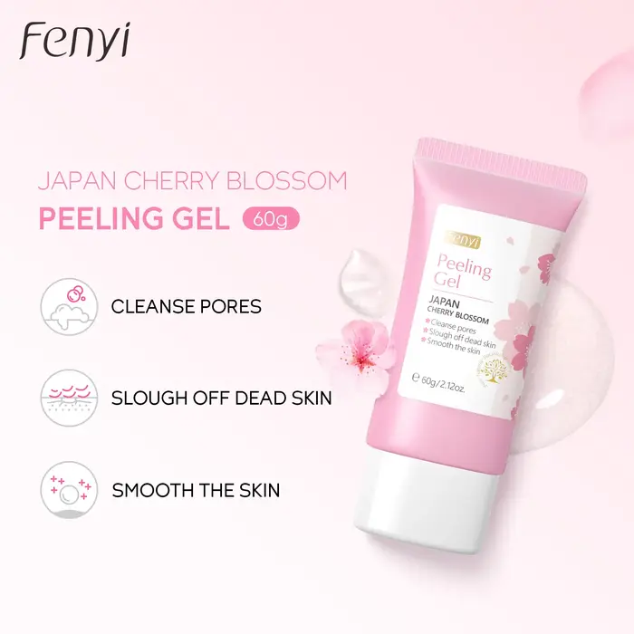 Gel exfoliant en fleurs de cerisier