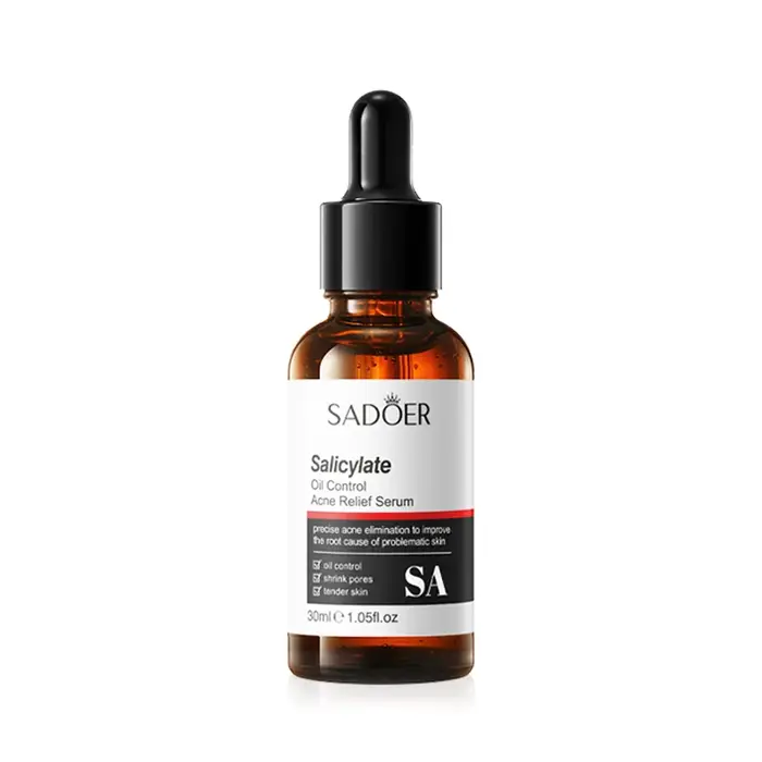 SADOER Sérum Visage à l'Acide Salicylique 30ml Centella Asiatica Acide Hyaluronique Essence Hydratan
