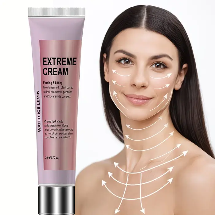 Crème Visage Extrême Raffermissante et Liftante - Hydratant Enrichi en Rétinol, Collagène et Venin d'Abeille avec Céramides