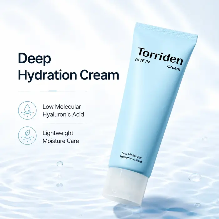 Nettoyant visage à l'acide hyaluronique Torriden - Hydratation intense