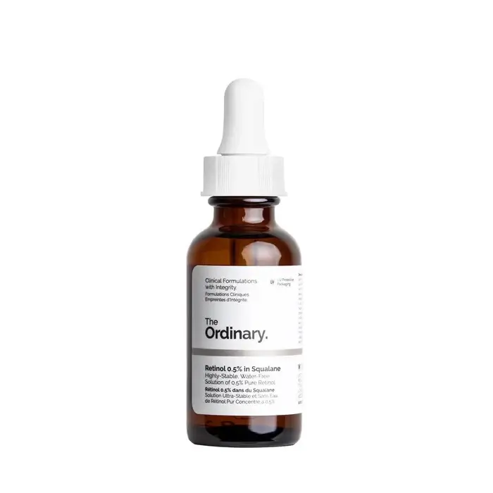 Sérum au rétinol 0,5% en Squalane 30ml, réduit l'apparence des taches foncées, améliore la ferme de 