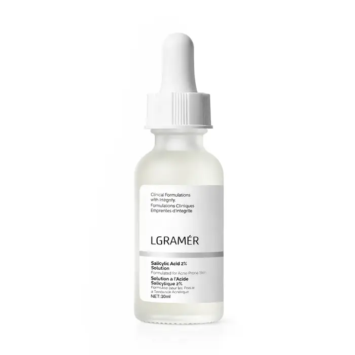 Essence faciale à l'acide salicylique à 2 %, sérum anti-acné pour les peaux sujettes aux imperfectio