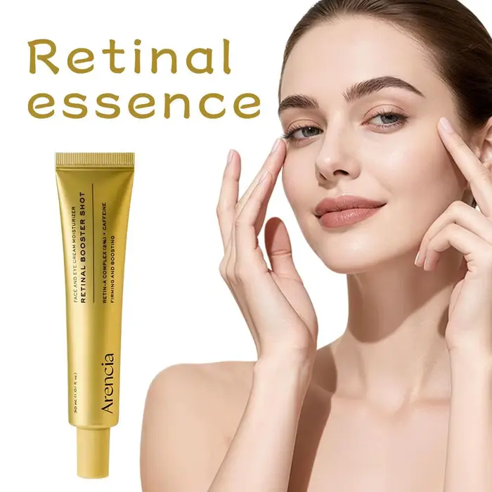 Crème hydratante pour le visage et les yeux Arencia Retinal Booster Shot 30ml avec complexe de rétinol à 2%