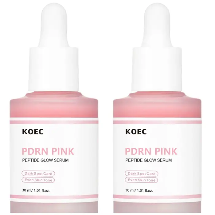 Rose Peptide Glow Serum Niacinamide, Hydratant, Hydratant, Raffermissant, Teint irrégulier, 2 pièces