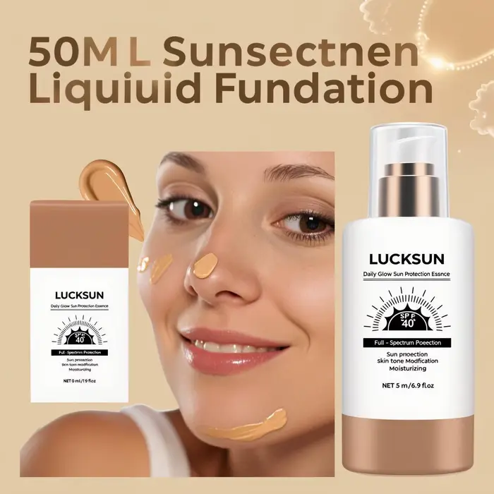 Crème solaire teintée adaptative au teint SPF40 50ml - Protection UV hydratante 3-en-1